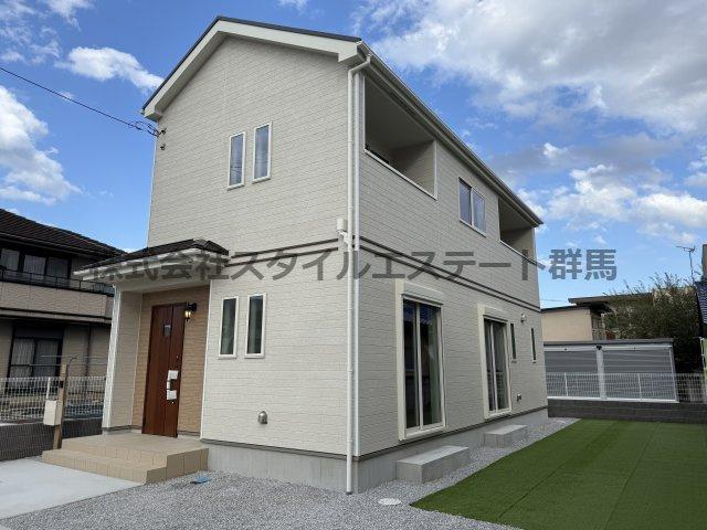 ハートフルタウン 前橋市広瀬町3丁目1番　C号棟の外観：施工例|広瀬町に新築住宅を建築中です。こちらの写真は施工例になりますので参考としてご覧ください。お客様のご都合に合わせて同仕様の物件もご見学頂けます♪
お気軽にお問合せ下さい。