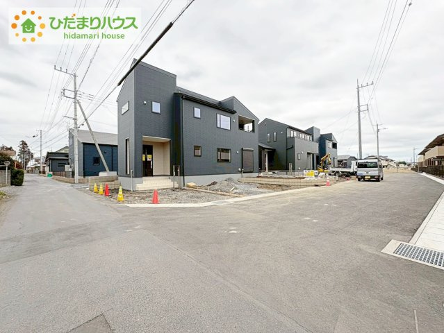 ひたちなか田彦10期　新築戸建　2号棟の前面道路含む現地写真|今から見たいも大歓迎！お気軽にお問い合わせください☆彡