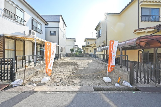 伊丹市瑞穂町3丁目│建築条件無し売土地の外観|現地外観正面写真です。