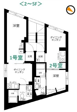 2階以上の間取りです！