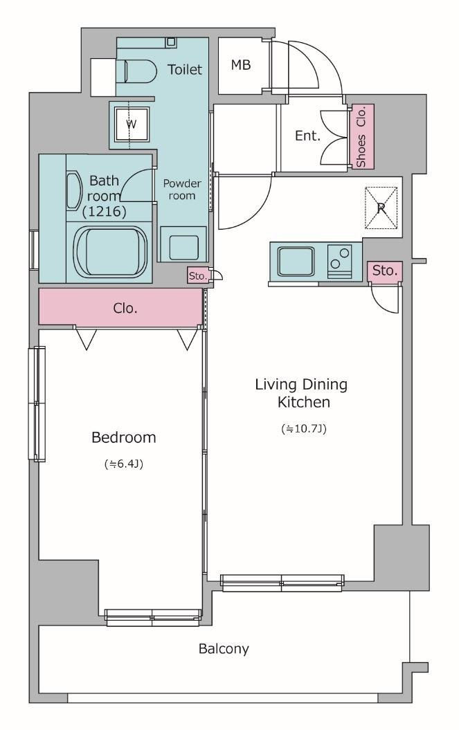 レジディア秋葉原の間取り