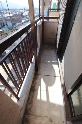 【バルコニー】 | 若松町西３丁目貸家