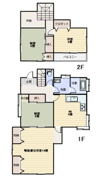 大網白里市細草　中古戸建の間取り|図面と現況に相違がある場合、現況を優先致します。