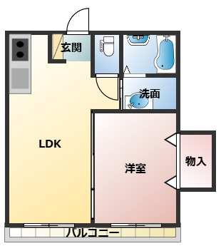 【間取り】 | ハイツウエスト