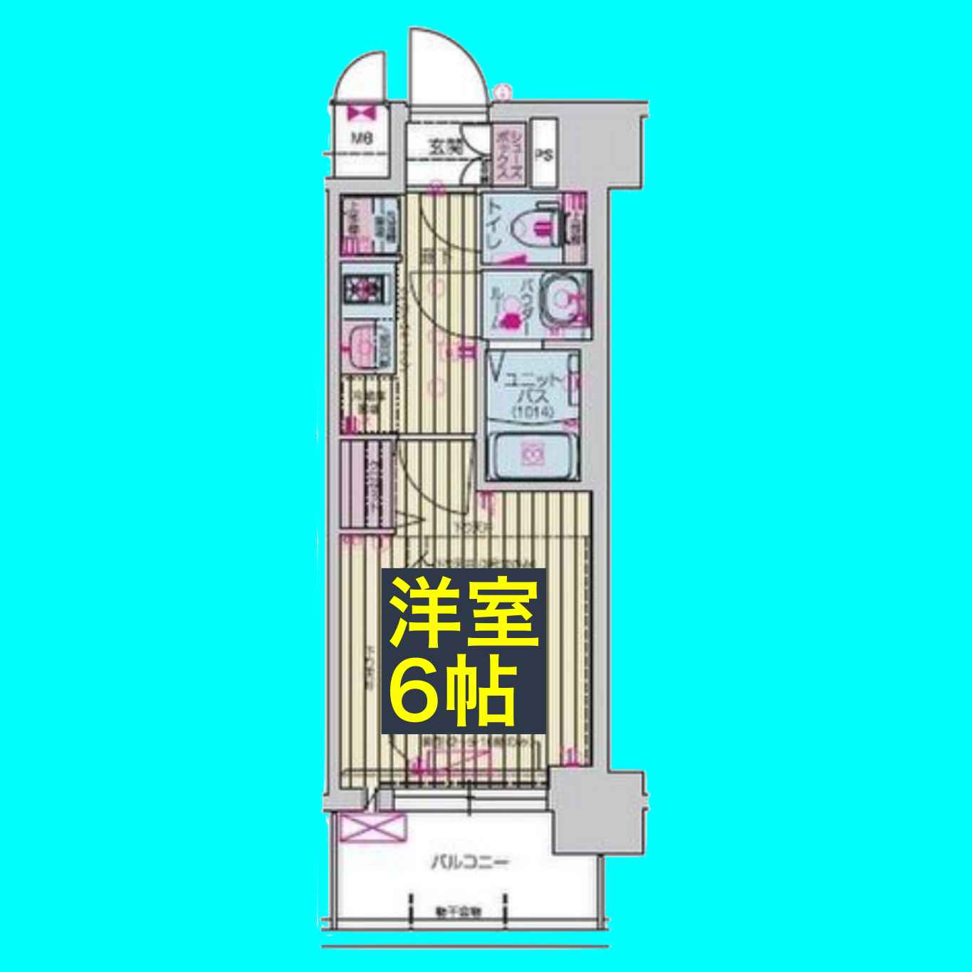 プレサンス千種駅前レガートの間取り