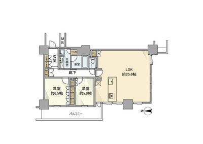 【区画図】 | プライムパークス品川シーサイドザ・タワー