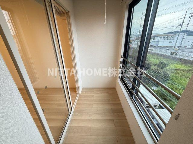 マーベラスコウベのバルコニー|室内物干し有り◎人気のサンルーム(^^)