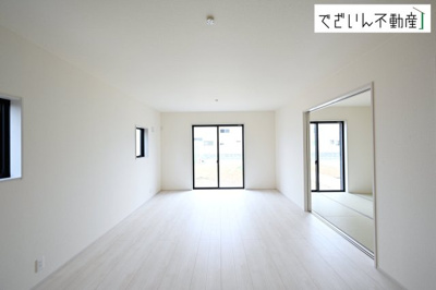 【居間・リビング】 | Livele Garden.S加須市多門寺　新築住宅 | ≪5号棟≫
現地(2026年5月撮影)