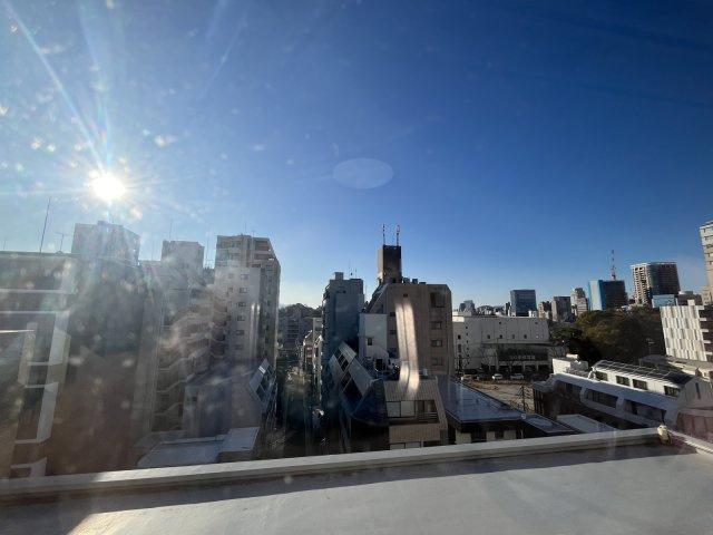 赤坂ハウスの展望|９階は通風、眺望、陽当たりともに良好です☆