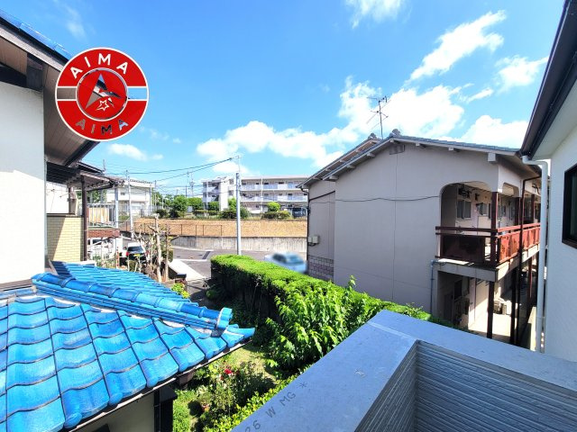 福岡市城南区樋井川6丁目第1-3棟（3号棟）の展望|窓から緑が見える物件も魅力的です。
