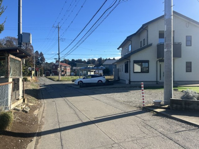 【前面道路含む現地写真】 | つくば市上ノ室売地