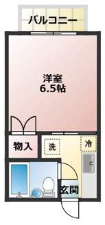 【間取り】 | コーポカトレア１号館