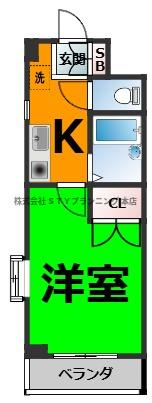 仲介手数料０円！ベルコモンズ池見の間取り
