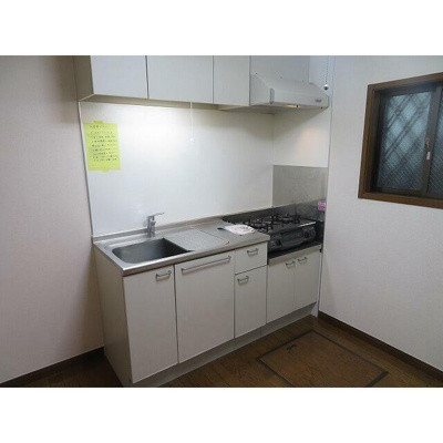 【キッチン】 | ガーデンコート | ガスコンロ設置可。