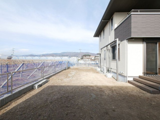 【庭】 | 笛吹市石和町唐柏 平成27年築 積水ハウス施工 敷地159坪 | 敷地西側