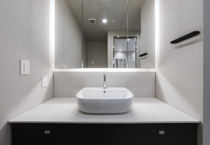 Brillia Tower堂島　中之島小学校区の独立洗面台|Brillia Tower堂島　洗面化粧台