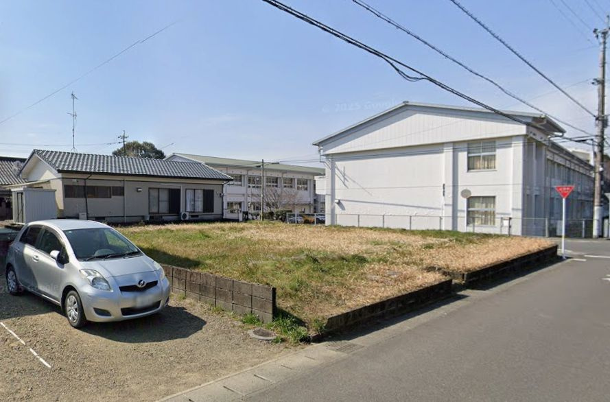 都城市上長飯町の売地の外観