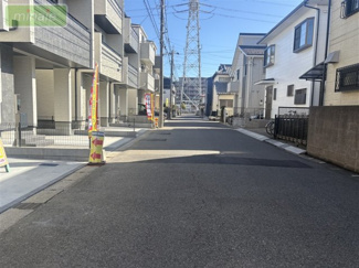 【前面道路含む現地写真】 | 塚田駅9分　見学可　北本町2　全4棟　A号棟
