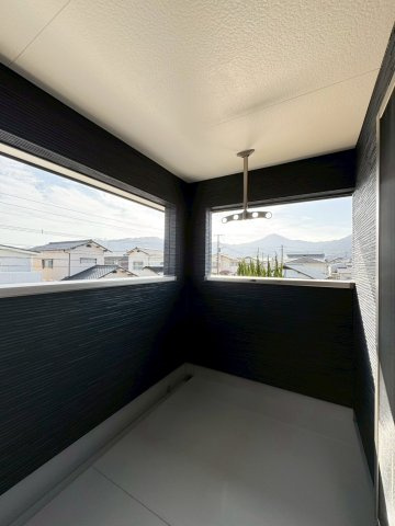 SUN COURTーサンコート－小倉南区上貫1丁目【小倉南区　新築戸建て】のバルコニー|奥行きのあるバルコニー♪　【小倉南区　新築戸建て】