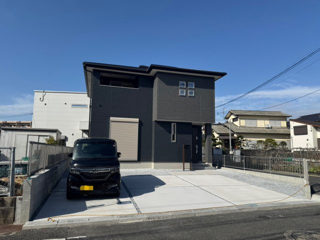 SUN COURTーサンコート－小倉南区上貫1丁目【小倉南区　新築戸建て】の外観|スタイリッシュな外観です【小倉南区　新築戸建て】
