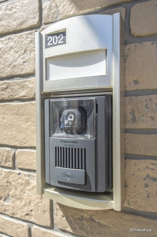 ガーデンハウス朝日山　Dのエントランス