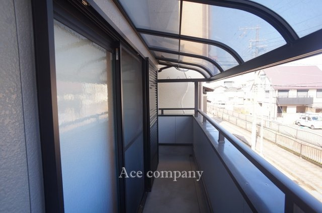 【バルコニー】 | 東大阪市金岡2丁目 | 東向きのバルコニー☆雨除けテラス屋根付きです☆