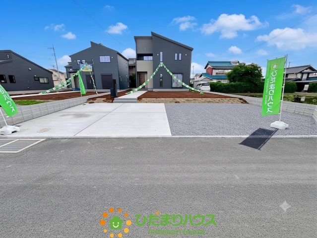 加須市多門寺　新築一戸建て　06　リーブルガーデンの駐車場|2026/7/3　撮影