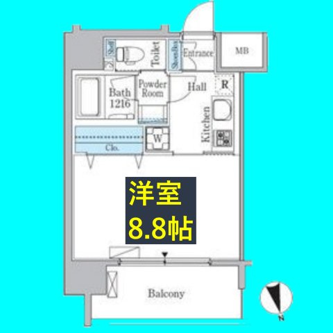 ルーエ池下の間取り