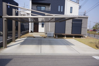 【駐車場】 | 真岡市台町3SLDK中古住宅