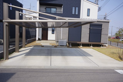 【駐車場】 | 真岡市台町3SLDK中古住宅