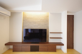 【居間・リビング】 | 真岡市台町3SLDK中古住宅