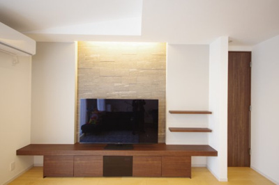 【居間・リビング】 | 真岡市台町3SLDK中古住宅