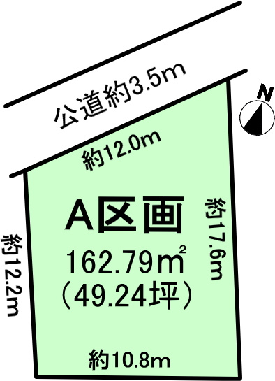 碧南市丸山町Aの土地図