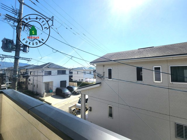 糟屋郡須恵町大字旅石第28-2棟（1号棟）の展望|窓から緑が見える物件も魅力的です。