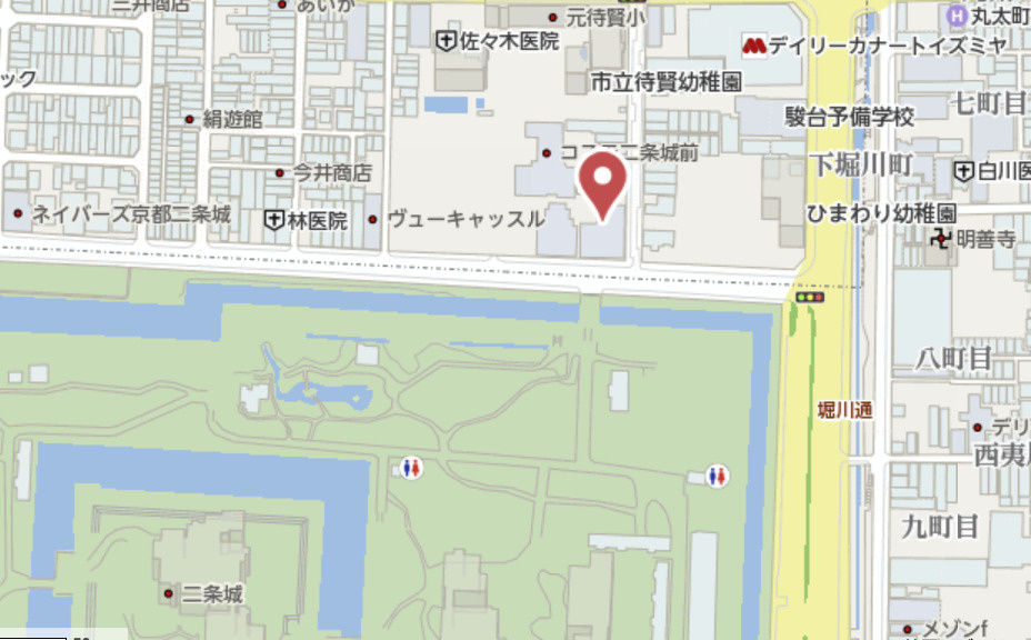 グラン・ブルー二条城北　4階の地図