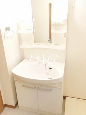 【洗面所】 | グリーンフォレストⅡ | 独立洗面台です。