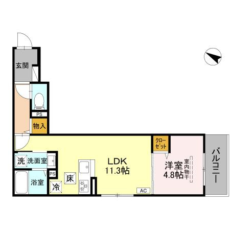 D-ROOM大塚町の間取り