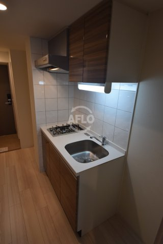 エスリード谷町四丁目のキッチン|エスリード谷町四丁目  二口ガスシステムキッチン