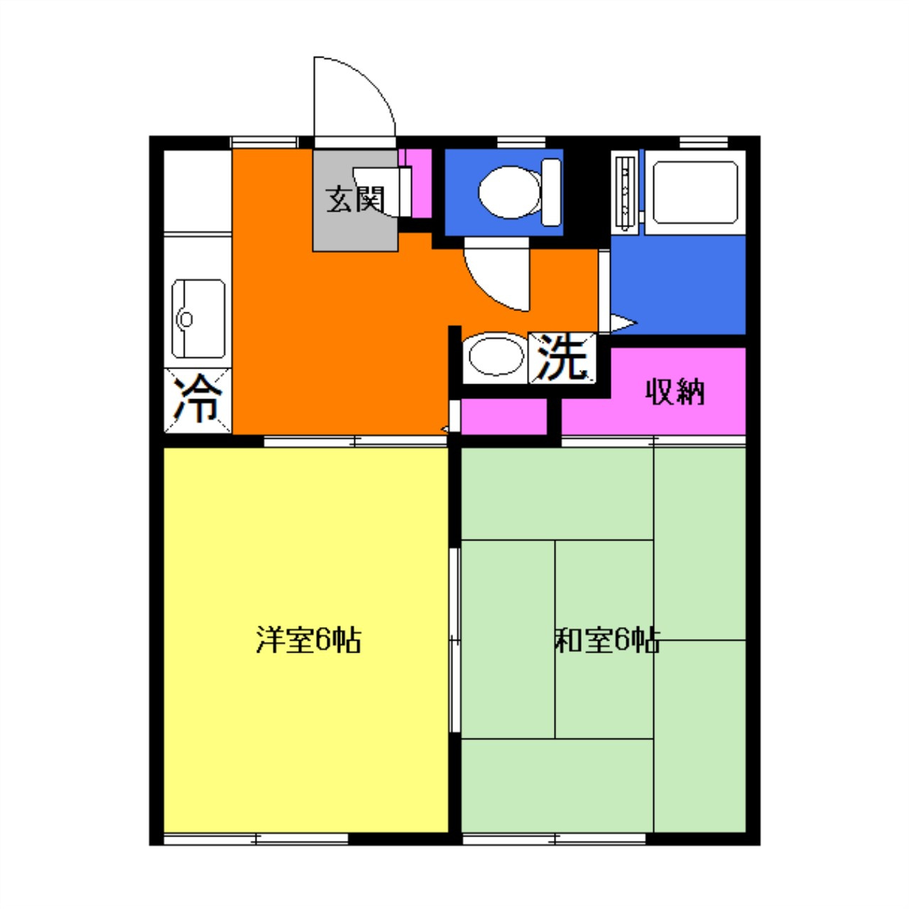 アンジェラスの間取り|間取りは現況優先