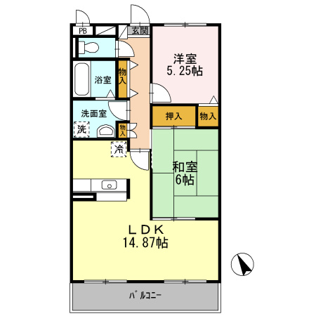 コート辻の間取り