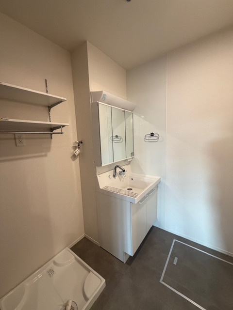 ディアライズ久米中央の洗面所