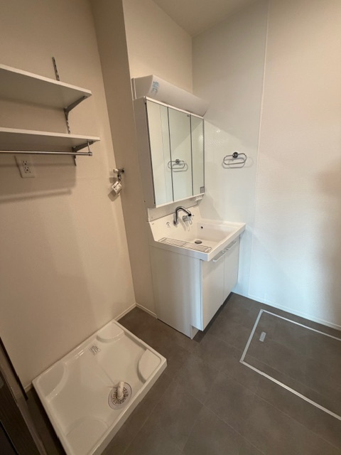 ディアライズ久米中央の洗面所