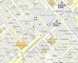 【地図】 | S-RESIDENCE月島（エスレジデンス月島）