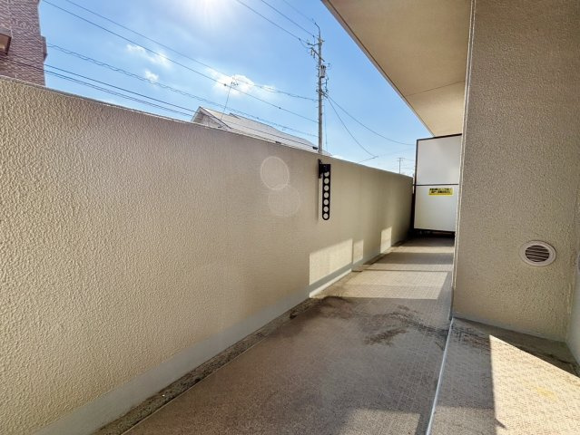 藤和シティコープ藤ヶ丘Ⅱのバルコニー|陽当たりのいい幅のあるばるこにー