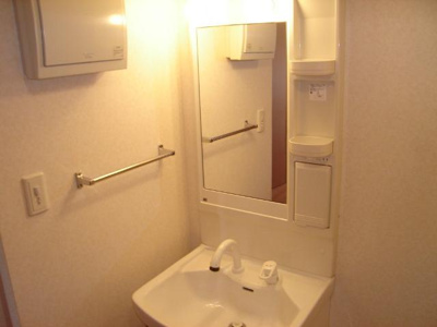 【洗面所】 | クレアハイム | 洗髪洗面化粧台