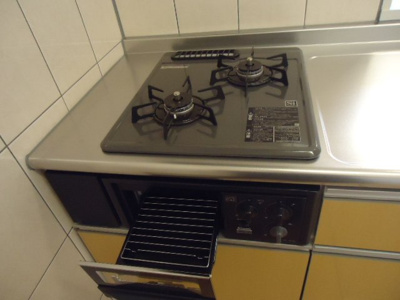 【キッチン】 | トゥルーハート・ナカツ | ガスコンロ