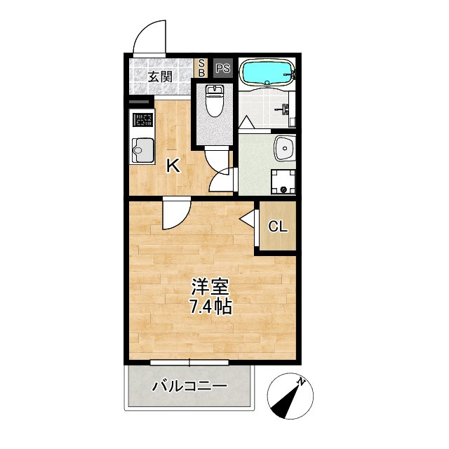 当社専任窓口　Rumie-ru東姫路の間取り