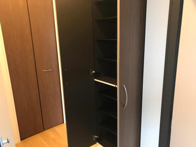 【収納】 | 瀬音のいおり（日高市武蔵高萩アパート新築工事） | 下駄箱(イメージ)