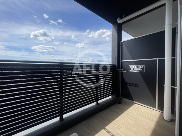 プレサンス塚本アクミリオンのバルコニー|プレサンス塚本アクミリオン　バルコニー