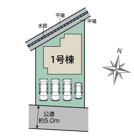 島田市旭２丁目／の区画図